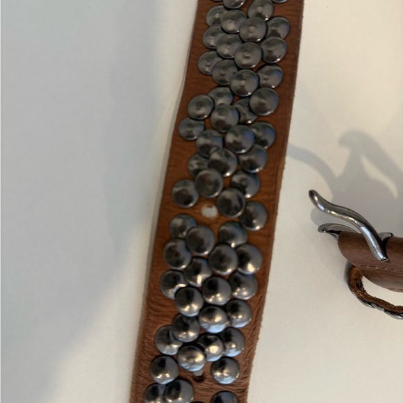 Vintage Brown Studded Belt main image 7